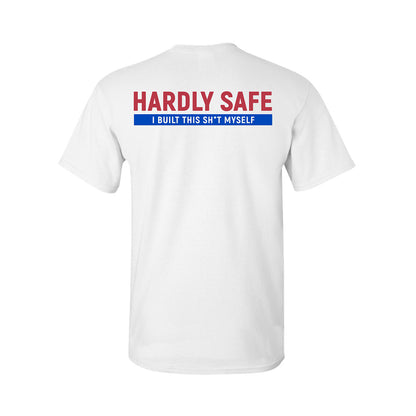 Camiseta Hardly Safe - Blanco