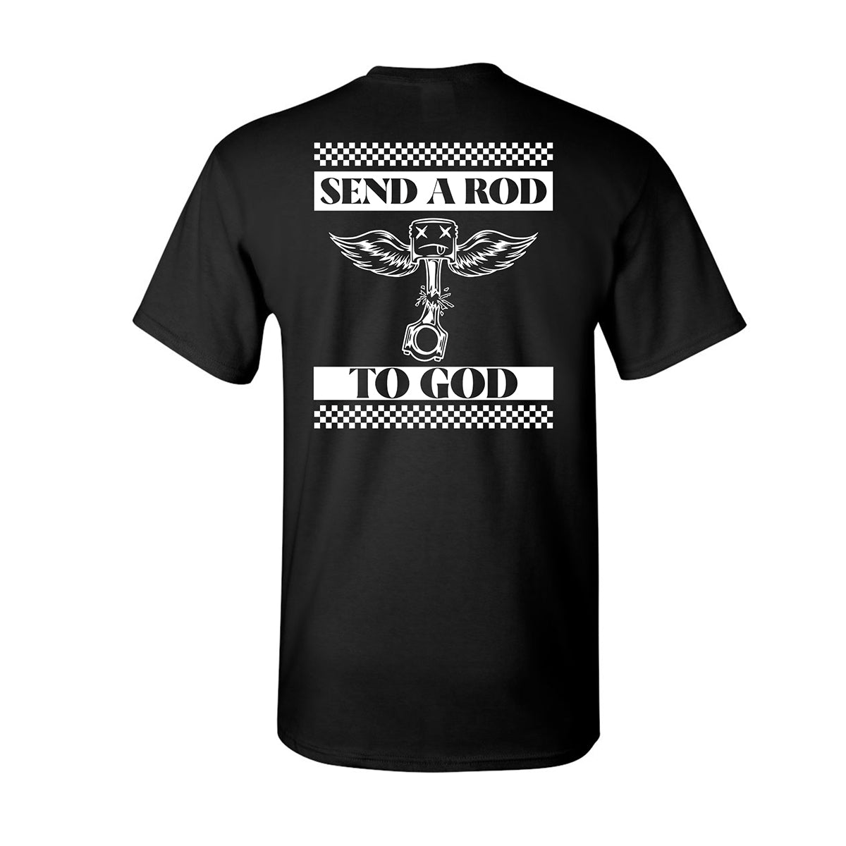 Camiseta Enviar una vara a Dios - Negro