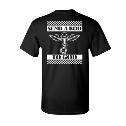 Camiseta Enviar una vara a Dios - Negro